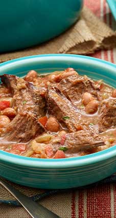 Cowboy Style Chuck Roast With Beans