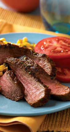 Grilled Southwest Steaks With Spicy Corn Salsa